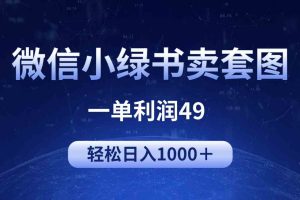 （9915期）冷门微信小绿书卖美女套图，一单利润49，轻松日入1000＋
