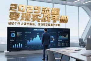 2025流量变现实战手册，超级个体大课全解析，低粉高变现案例拆解