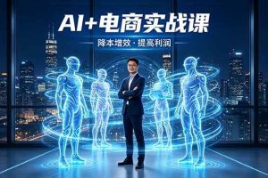 （18328期）AI+电商实战课，1人+N个AI 智能体，把SOP变AI员工，实现降本增效提高利润