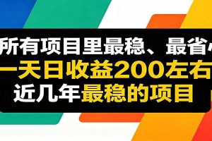 优质线上收益项目,操作简单流程成熟,无需复杂运营,日均稳定收益约200元