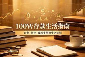 (19121期)付费文章:100W存款生活指南,如何从财务、社交、成长等维度规划自己的生活