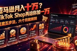 （19643期）亚马逊月入十万？TikTok Shop再给你加一万——这套五步法，六个月就做到【原创双语字幕】
