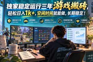 三款AI自动化游戏,日入千元,长期稳定,毫无保留的全部教给你!